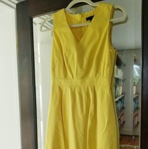 Bright Yellow J Crew Sundress